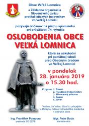 Fotogaléria Oslobodenie obce 28.01.2019 (5) Oslobodenie obce 28.01.2019